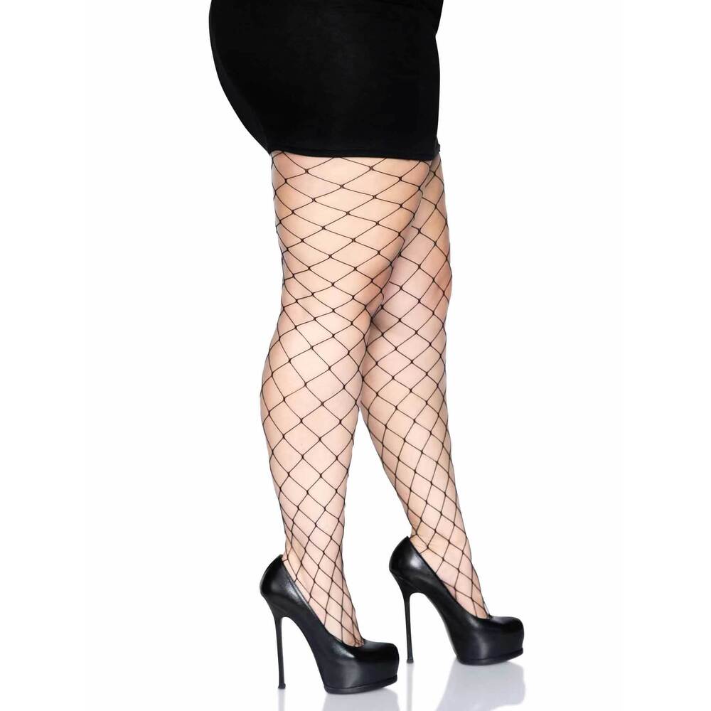 Leg Avenue - Fence Net Pantyhose - Black